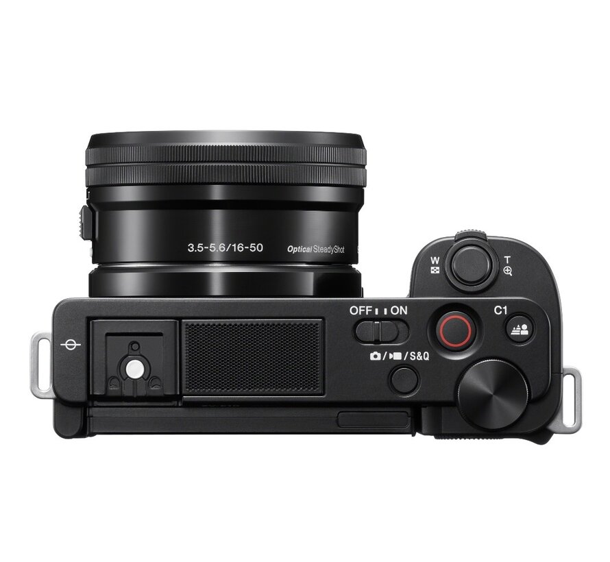 Sony ZV-E10 vlog camera met 16-50mm F3.5-5.6 OSS lens