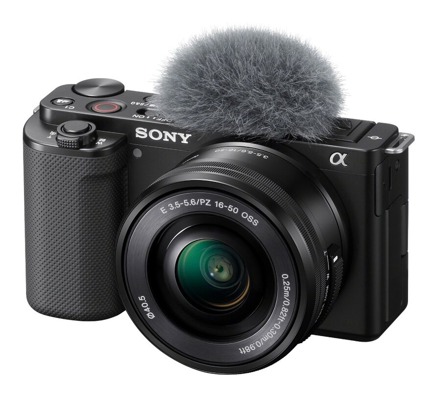 Sony ZV-E10 vlog camera met 16-50mm F3.5-5.6 OSS lens