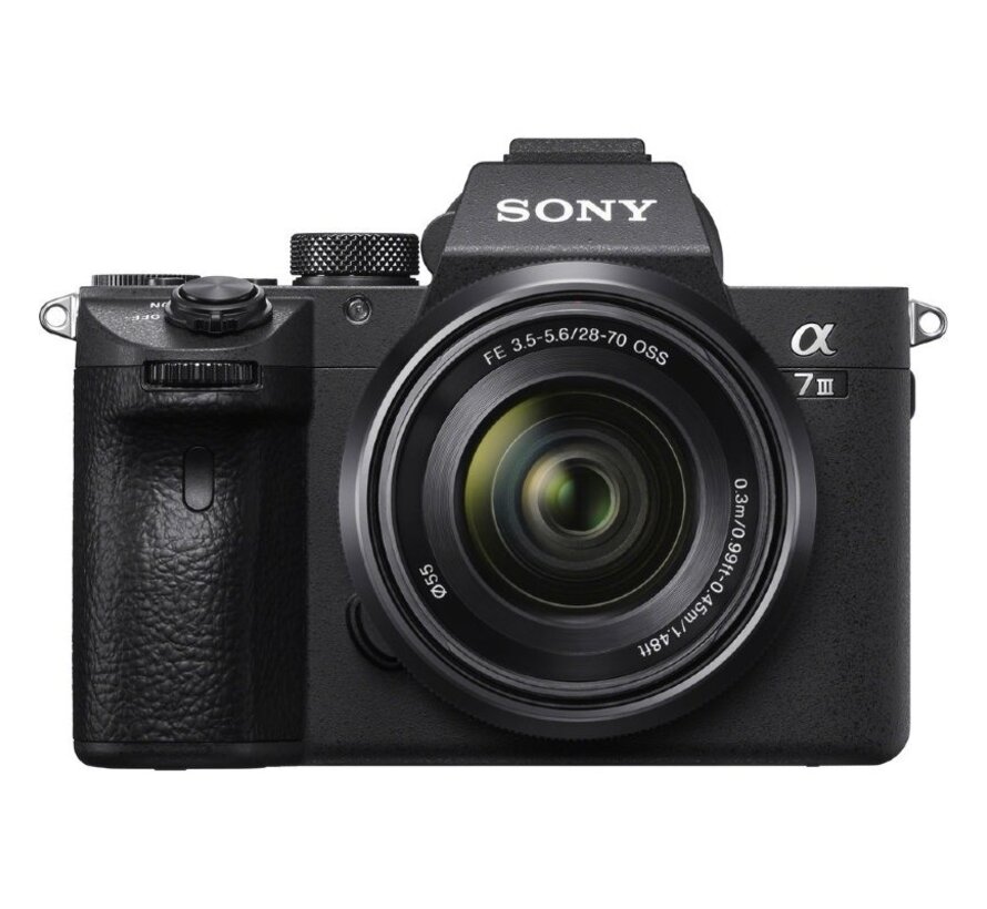 Sony A7 III full frame camera met 28-70mm F3.5-5.6 OSS lens