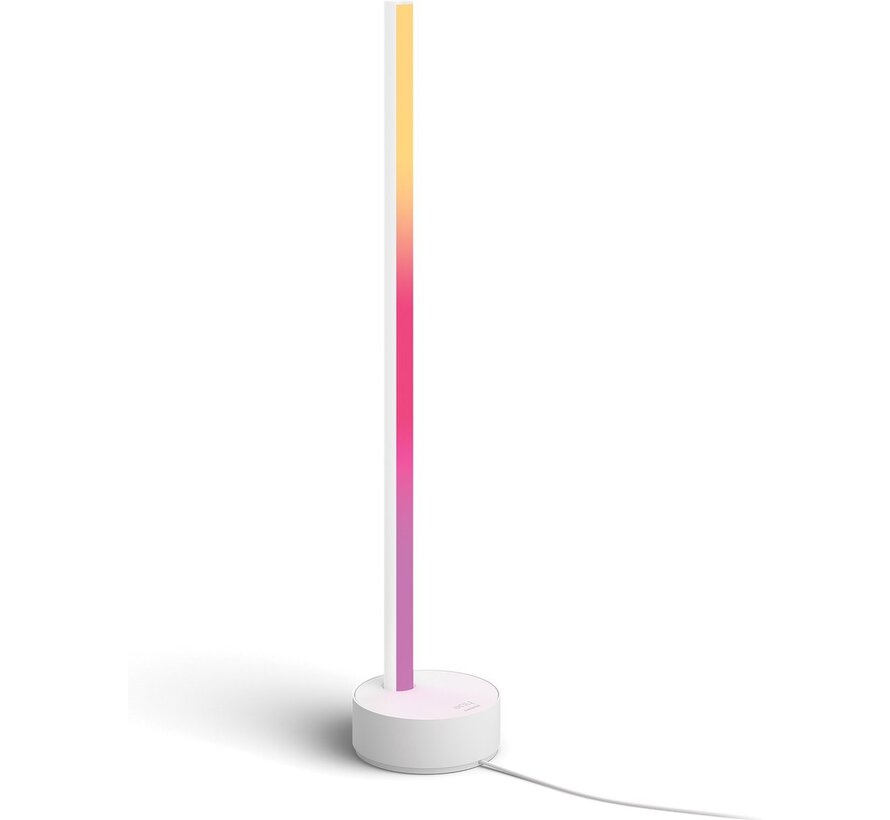 Philips Hue Gradient Signe Tafellamp White & Color Ambiance (Wit) - slimme verlichting met uitgebreide app-bediening en integratie