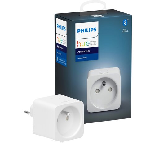 Philips Hue Philips Hue smart plug BE/FR (Type E) slimme stekker 2300 W met Bluetooth en Zigbee