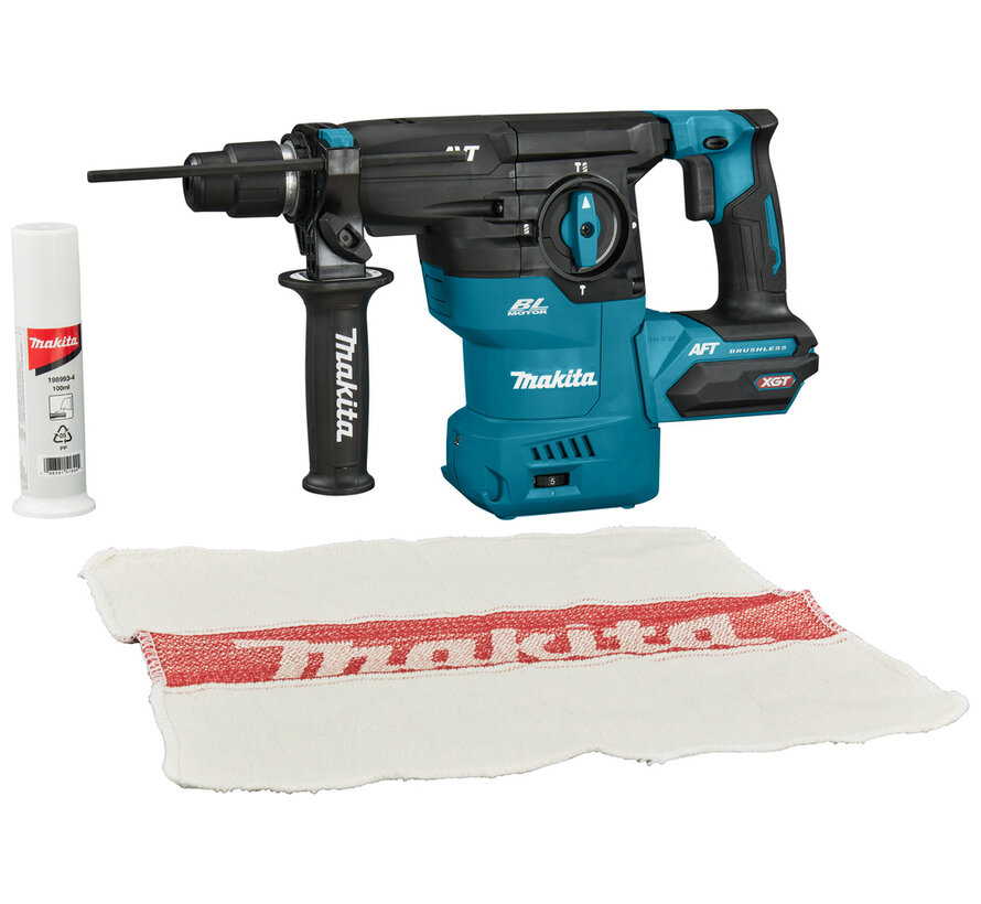 Makita HR008GZ XGT 40V Max SDS-PLUS accu combihamer 3.9J met AFT AVT XPT AWS voorbereiding, body in doos (zonder accu en lader)