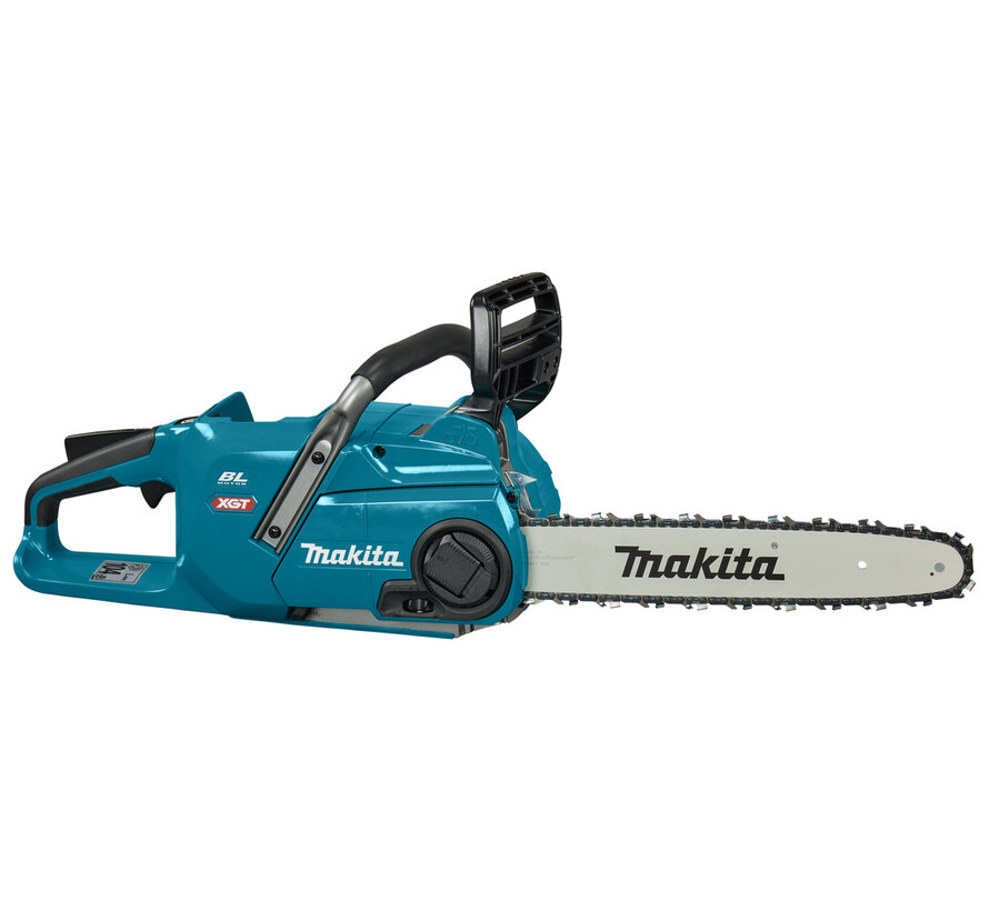 Makita UC015GZ XGT 40V Max accu kettingzaag 35 cm met 1.6 kW vermogen en hoge kettingsnelheid 25.5 m/s, gereedschapsloos spannen en kettingrem, body in doos (zonder accu en lader)