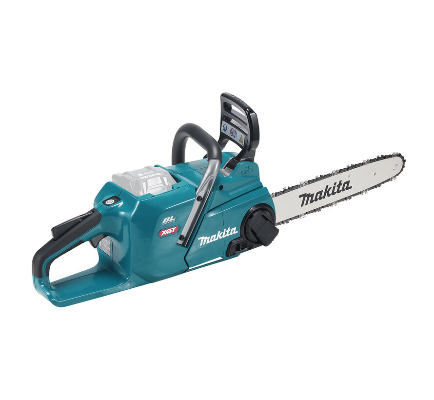 Makita UC015GZ XGT 40V Max accu kettingzaag 35 cm met 1.6 kW vermogen en hoge kettingsnelheid 25.5 m/s, gereedschapsloos spannen en kettingrem, body in doos (zonder accu en lader)