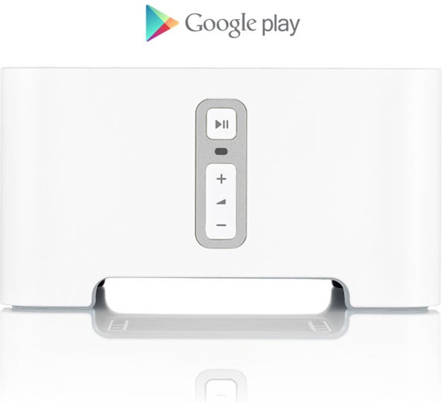 Refurbished Sonos CONNECT Gen2 (S2) audio streamer met line-in, RCA line-out en optisch/coax digitaal voor multiroom streaming