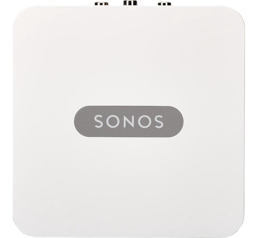 Refurbished Sonos CONNECT Gen2 (S2) audio streamer met line-in, RCA line-out en optisch/coax digitaal voor multiroom streaming