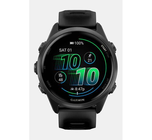 Garmin Forerunner 570 42mm zwart sporthorloge met AMOLED display, GPS, hartslagmeting en geavanceerde trainingsanalyse