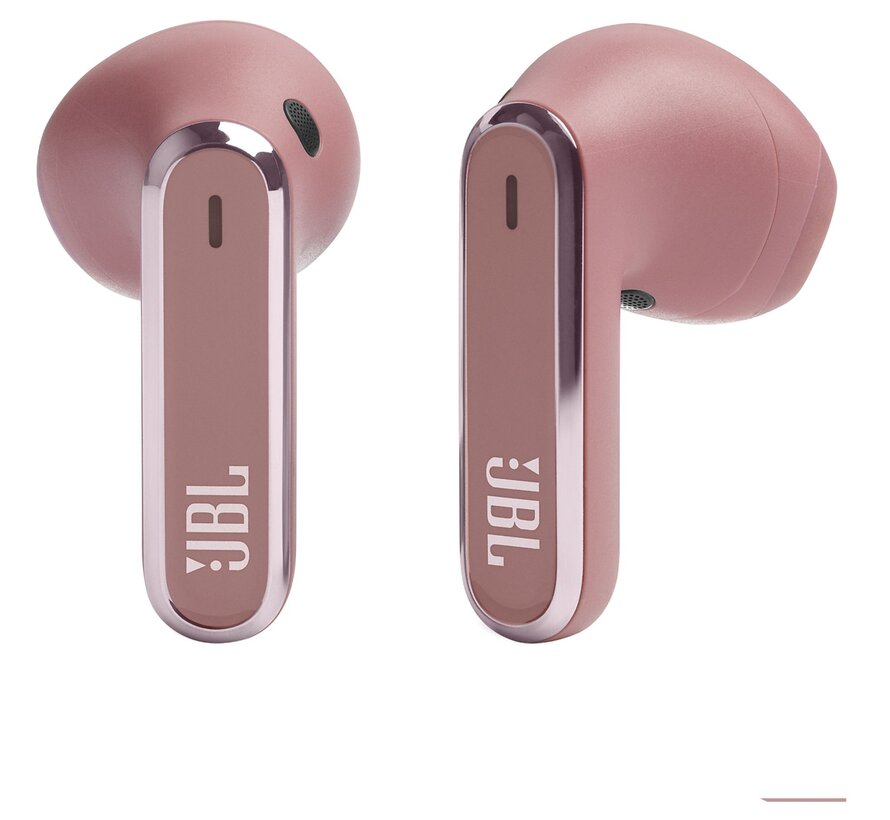 JBL Live Flex Roze - True Wireless oordopjes met Adaptive ANC en Spatial Sound