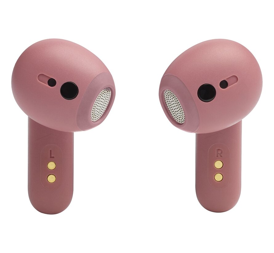 JBL Live Flex Roze - True Wireless oordopjes met Adaptive ANC en Spatial Sound