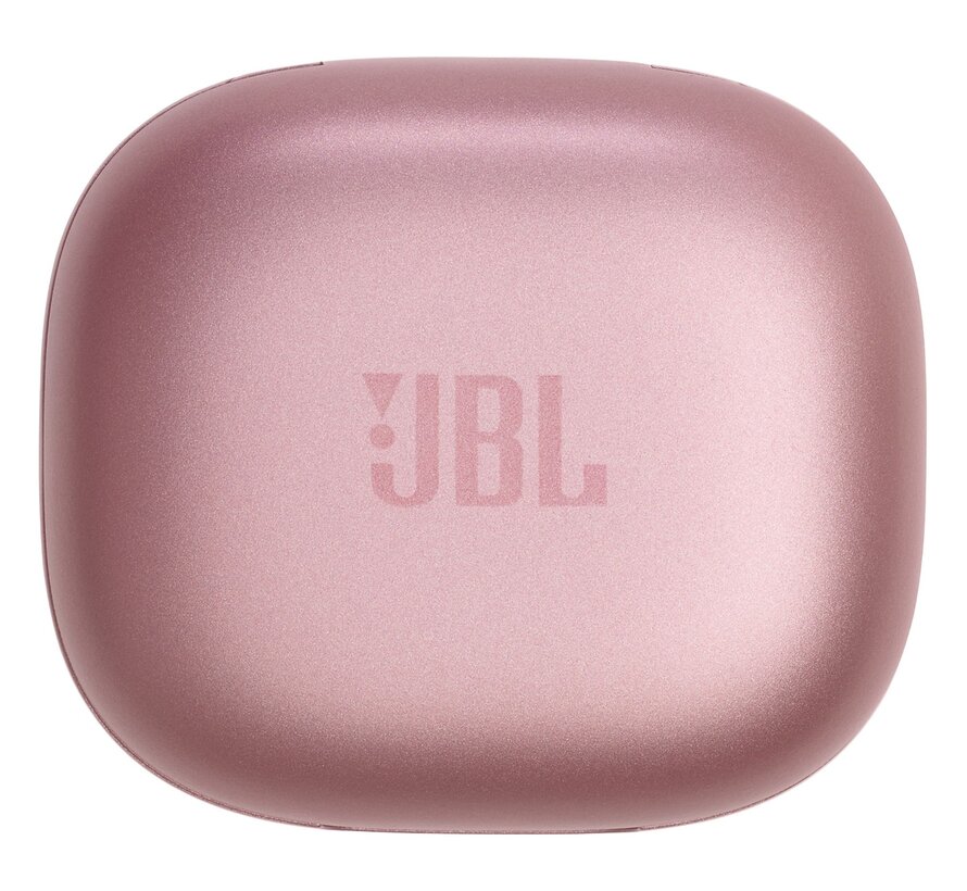 JBL Live Flex Roze - True Wireless oordopjes met Adaptive ANC en Spatial Sound