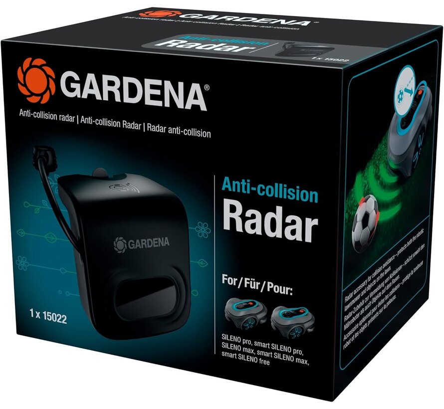 Gardena antibotsingsradar voor (smart) SILENO robotmaaiers - accessoire - minder botsingen - tuinmeubilair beschermen