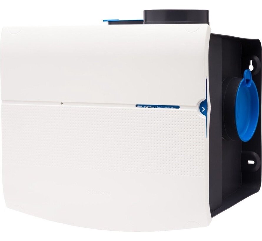 Orcon woonhuisventilator MVS-15RHCO2B met CO2 bedieningssensor