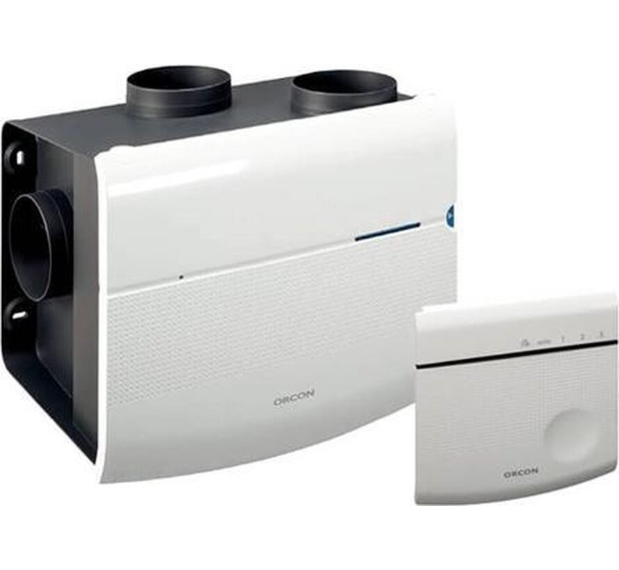 Orcon woonhuisventilator MVS-15RHCO2B met CO2 bedieningssensor