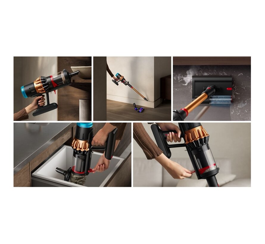 Dyson V16 Piston Animal Submarine - 315 Air Watts - 70 min - 900W motor - dweilkop