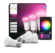 Philips Hue White and Color Ambiance A60 E27 810 lm 3-pack