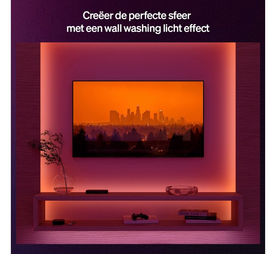 Philips Hue Flux lightstrip 3 m - 1200 lm - knipbaar uitbreidbaar - IP20 - White en Color Ambiance