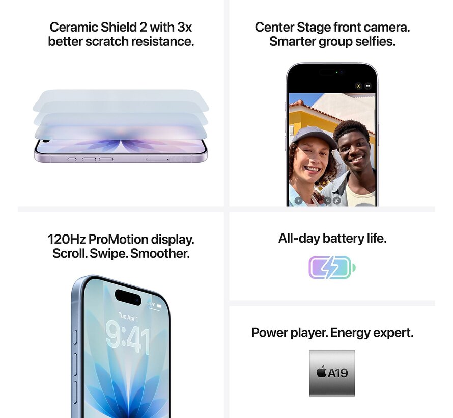 Apple iPhone 17 256GB Wit