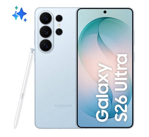 Samsung Galaxy S26 Ultra 5G 256GB Blauw - 6.9 inch QHD+ OLED 3120x1440 - 12GB RAM - Snapdragon 8 Elite Gen 5 - S Pen - IP68