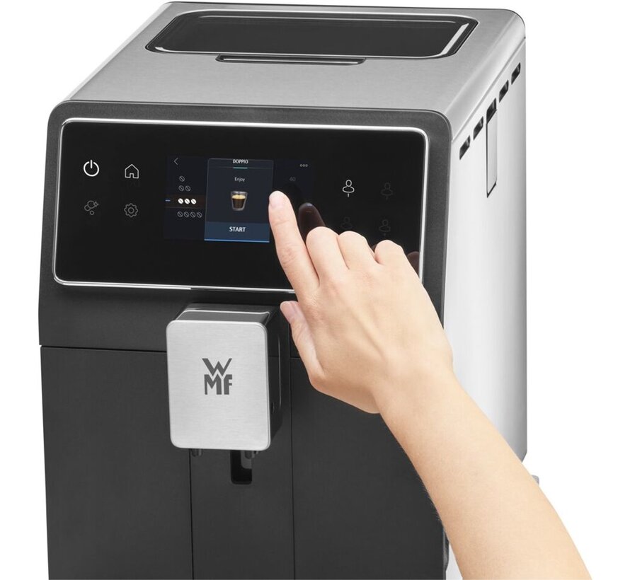 WMF Perfection 880L volautomatische koffiemachine - 18 dranken - 2L water - 250g bonen - 15 bar - 1550W - melkkan 1L