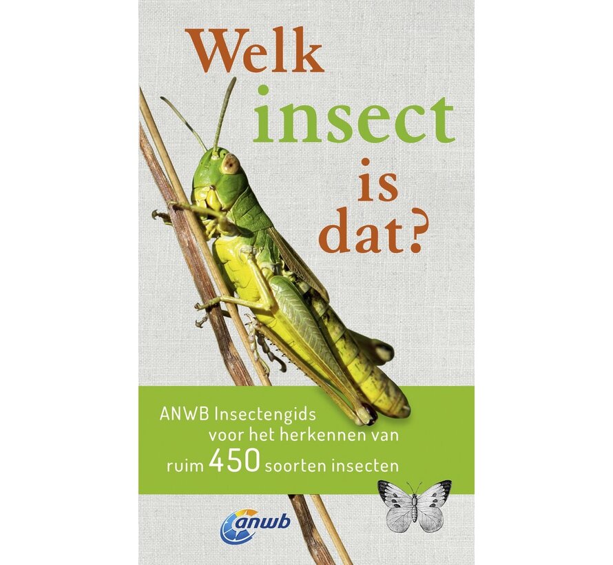 Welk insect is dat? - Heiko Bellmann - 256 pagina's - paperback - ANWB insectengids voor ruim 450 soorten