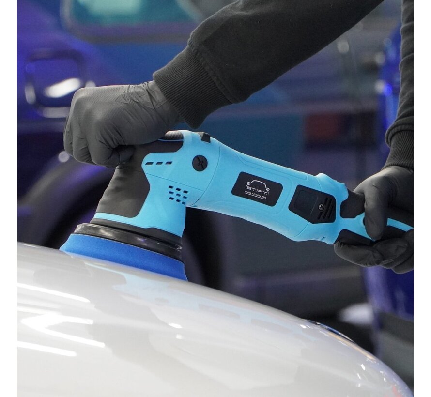 Stipt Dual Action Polisher Pro - 1000W - 15mm uitslag - 125mm backing plate - 5800 rpm - 5m kabel