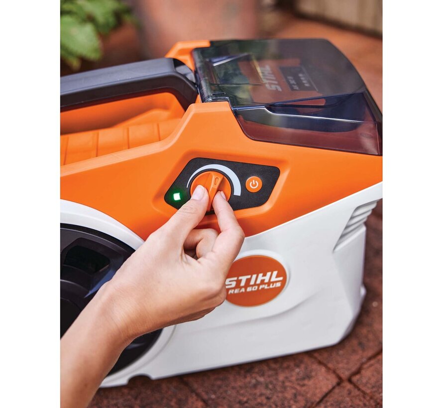 Stihl REA 60 PLUS accu hogedrukreiniger body - AK systeem - max 130 bar - 270 l/u - 5 m slang -  RA010117600