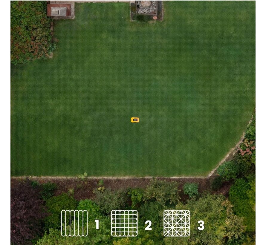 Stiga A 6V robotmaaier 600 m2 - kabelvrij - 18 cm maaibreedte - 2 Ah - 25.2 V - tot 10 zones - model 2R7114128/ST1