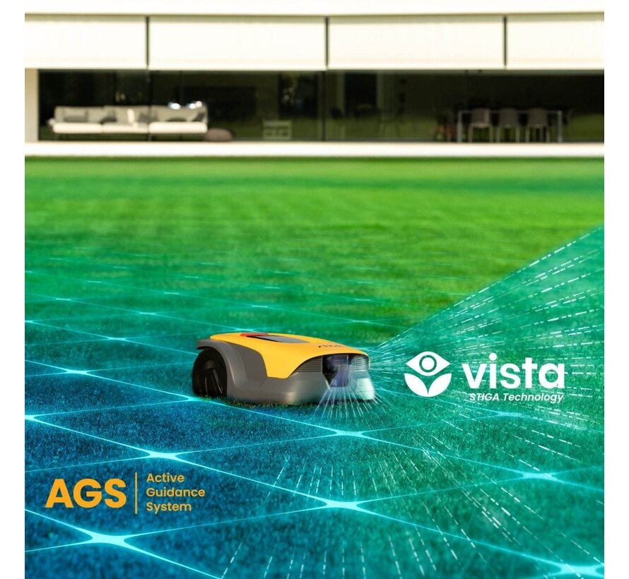 Stiga A 6V robotmaaier 600 m2 - kabelvrij - 18 cm maaibreedte - 2 Ah - 25.2 V - tot 10 zones - model 2R7114128/ST1