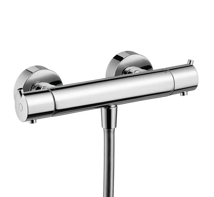 Hansgrohe Ecostat S douchethermostaat chroom - thermostatisch - SafetyStop 40C - hartafstand 150 mm - G1/2