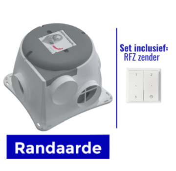 Zehnder ComfoFan Silent 460 m3/h met vochtsensor RFZ zender