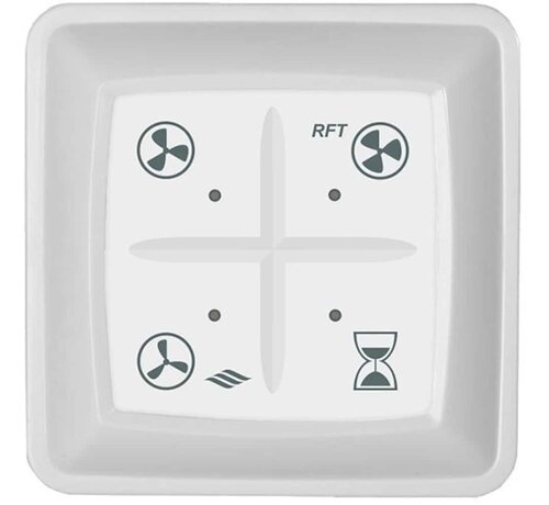 Itho Daalderop RFT zender wit draadloos oud waterdicht model - AUTO stand - timerfunctie - RF bediening - MPN 536-0124