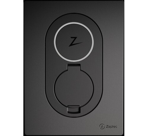 Zaptec Go Asphalt Black laadpaal 22 kW Type 2 3-fase - WiFi 4G LTE-M - IP54 - 242x180x75 mm - 1,3 kg