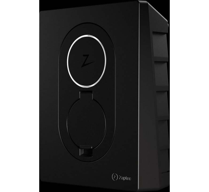 Zaptec Go Asphalt Black laadpaal 22 kW Type 2 3-fase - WiFi 4G LTE-M - IP54 - 242x180x75 mm - 1,3 kg