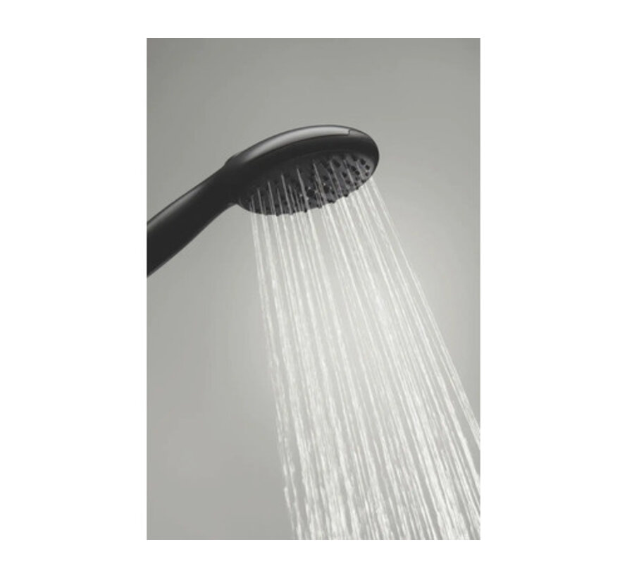 GROHE Vitalio Start 110 handdouche 2 straalsoorten zwart - 110 mm - Rain en Intense - waterbesparend - QuickFix