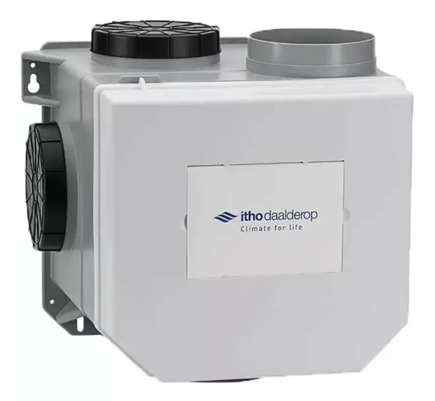 Itho Daalderop CVE-S ECO High Performance HE 415 m3/h vochtsensor euro stekker - ingebouwde RFT ontvanger - 230V