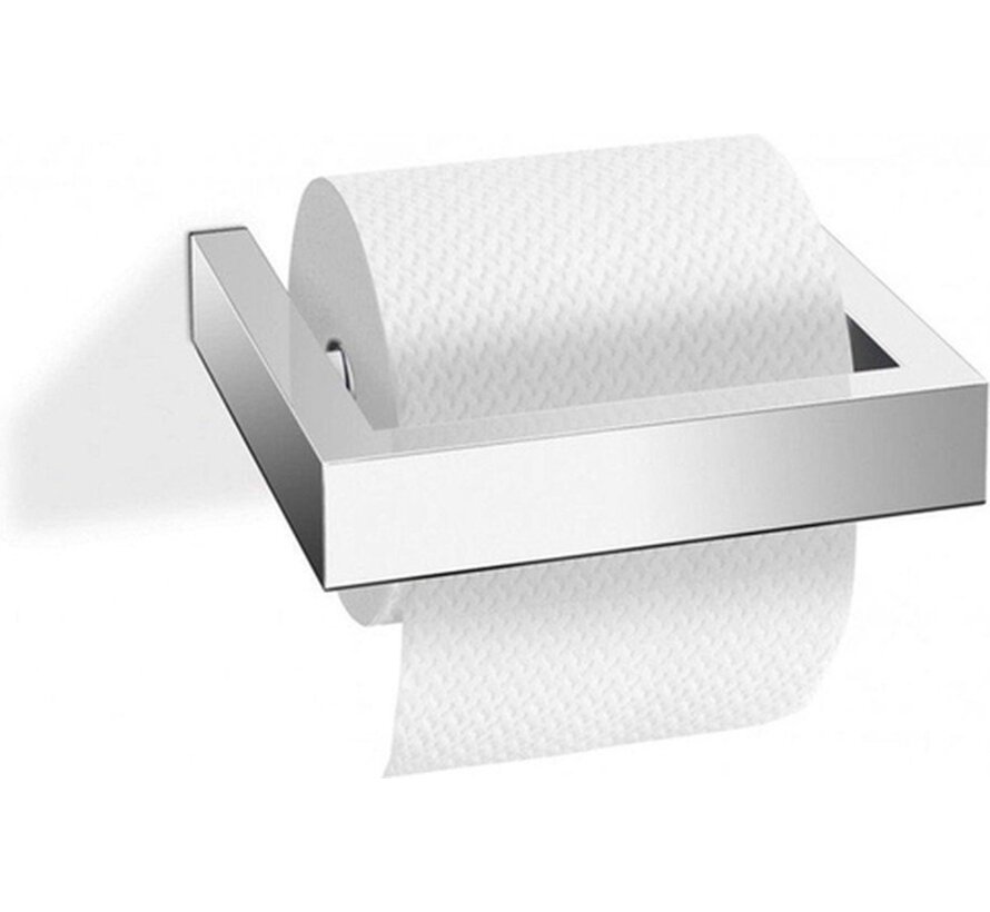 ZACK Linea toiletrolhouder glans RVS