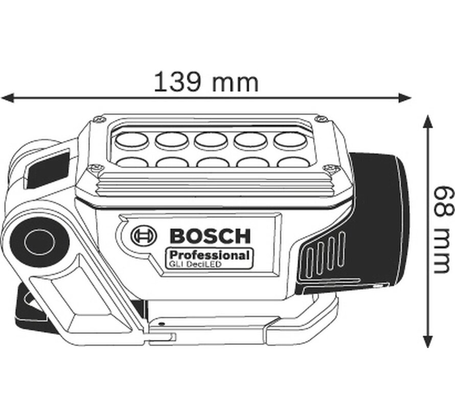 Bosch GLI 12V-330 accu lamp body 12V Li-ion