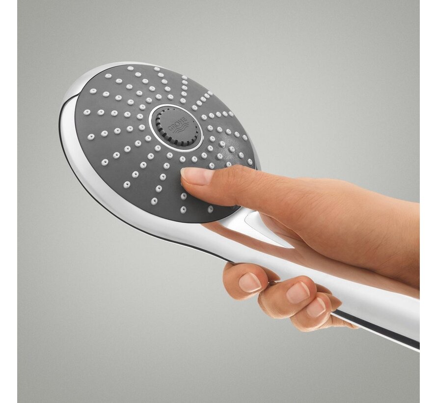 GROHE Handdouche Vitalio Joy rond met 3 straalsoorten 11 cm chroom