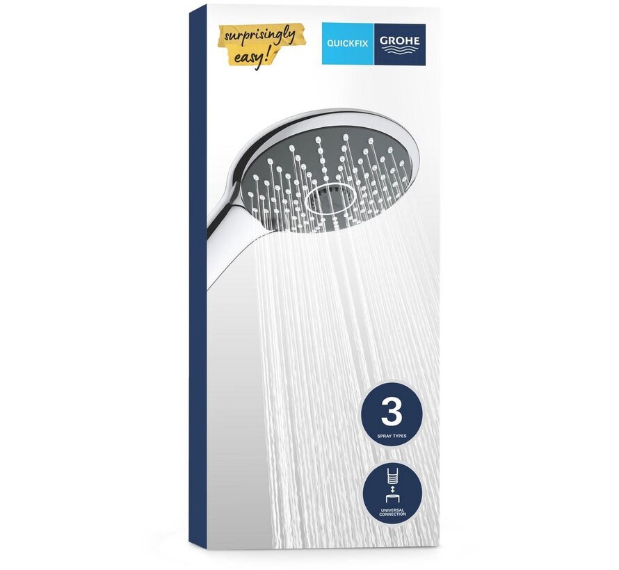 GROHE Handdouche Vitalio Joy rond met 3 straalsoorten 11 cm chroom