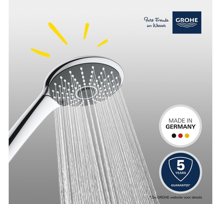 GROHE Handdouche Vitalio Joy rond met 3 straalsoorten 11 cm chroom