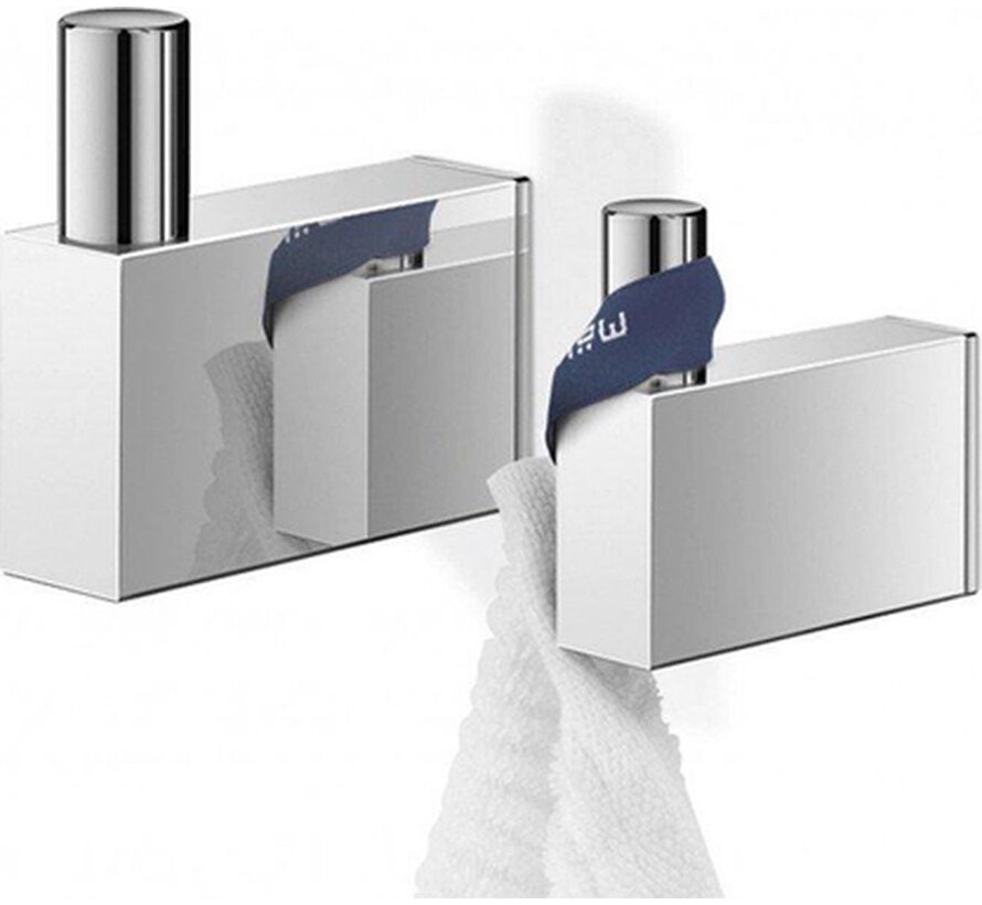 ZACK Linea handdoekhaak glans RVS