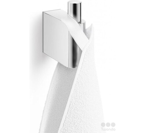 ZACK Atore Handdoekhaak 2x5,5x5,8 cm glans RVS