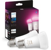 Philips Hue White en Color Ambiance E27 800 lumen Bluetooth 2-pack