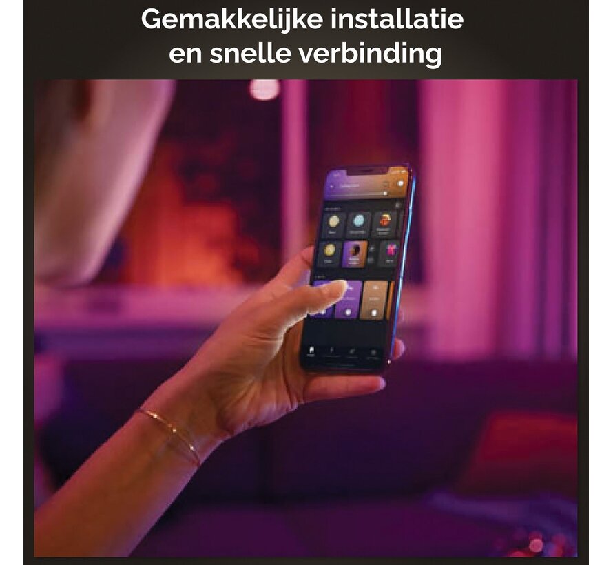 Philips Hue White en Color Ambiance E27 800 lumen Bluetooth 2-pack