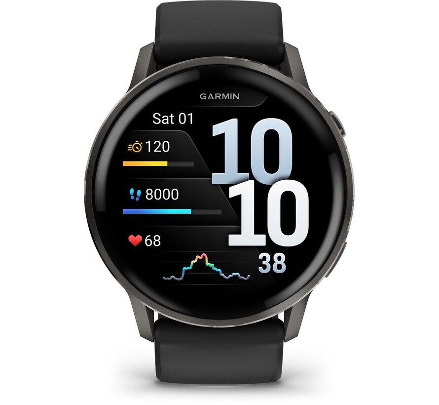 Garmin smartwatch Venu 4 45 mm zwart