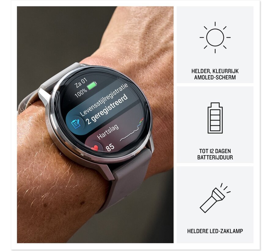 Garmin smartwatch Venu 4 45 mm zwart