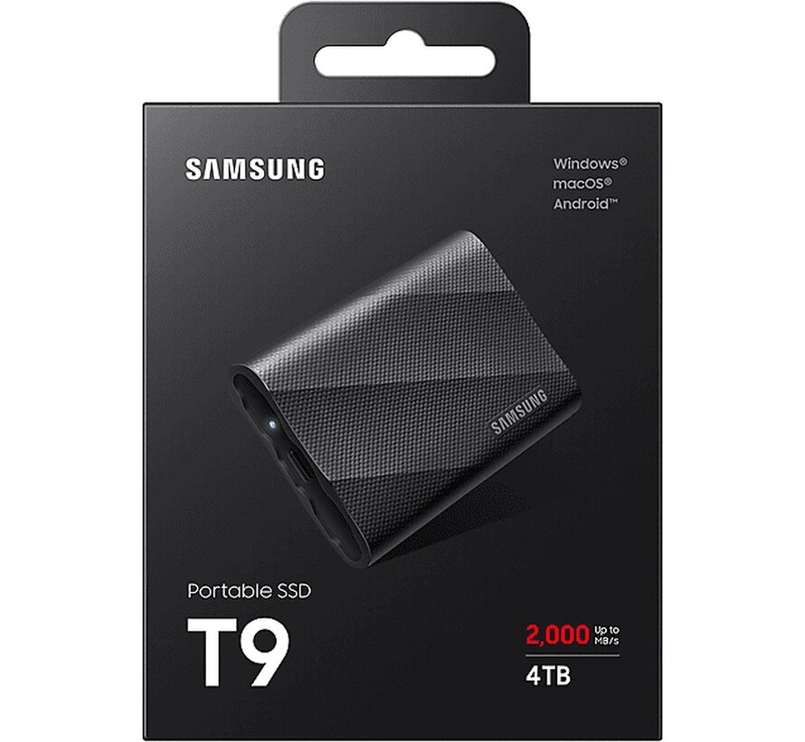 Samsung Portable SSD T9 4TB Zwart
