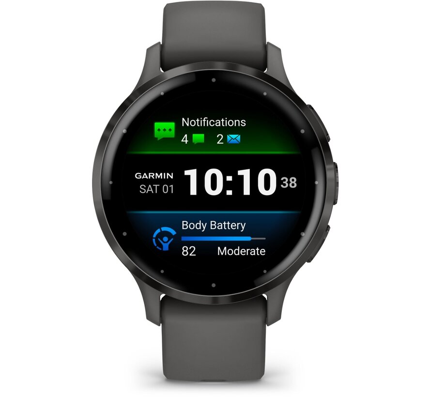 Garmin Venu 3S Zwart Grijs