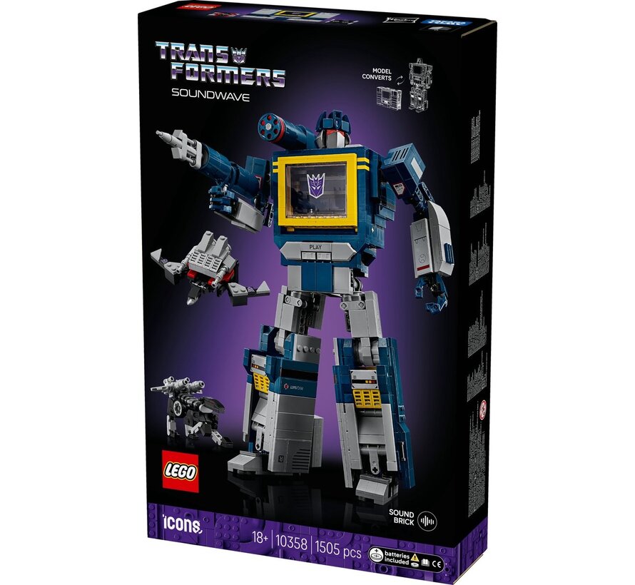 LEGO 10358 Transformers Soundwave