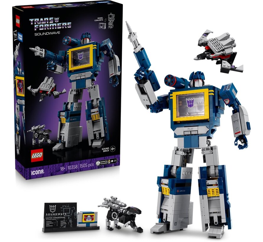 LEGO 10358 Transformers Soundwave